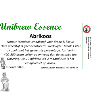 Unibrew essence Abrikoos 50 ml
