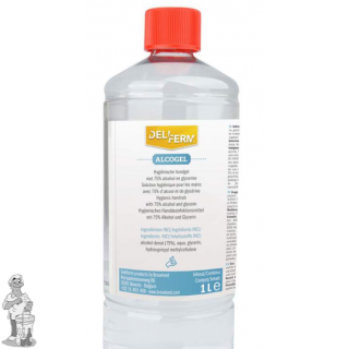 Deliferm AlcoGel 1 liter voor schone, gezonde handen