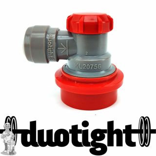 Ball-lock koppeling Co2 naar Duotight 8 mm (5/16”) 