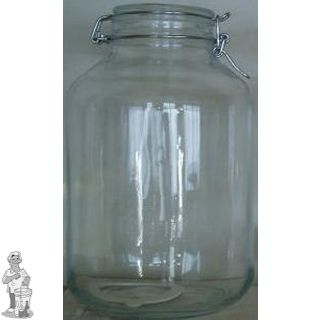 Glazen voorraadpot 3 liter met klemdeksel